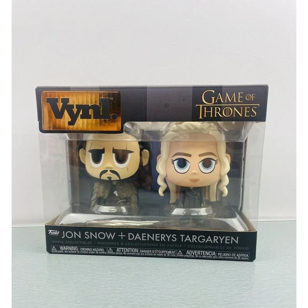 Funko Vynl Game of Thrones Jon Snow & Daenerys Targaryen Vinyl Figure 4'' - Picture 1 of 11
